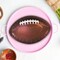 8 Count Football Shaped Paper Plates for Tailgate Party Food and Game Day Meals 11"
